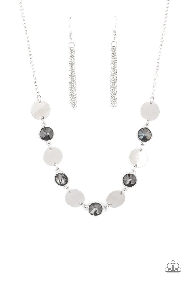 Refined Reflections - Silver - Paparazzi Necklace Image