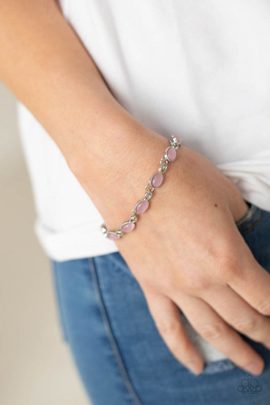 ​Blissfully Beaming - Pink - Paparazzi Bracelet Image