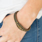 ​Locked in Luster - Brass - Paparazzi Bracelet Image