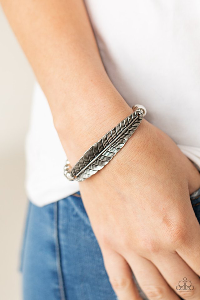 ​Featherlight Fashion - Silver - Paparazzi Bracelet Image