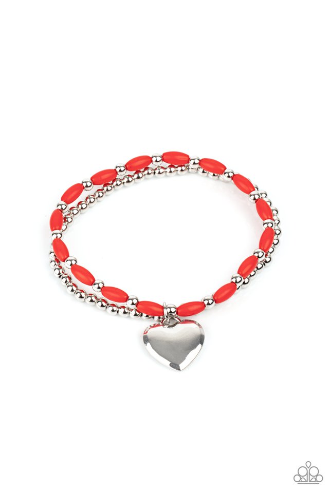 ​Candy Gram - Red - Paparazzi Bracelet Image