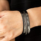 Gliding Gleam - Black - Paparazzi Bracelet Image