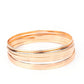 ​Gliding Gleam - Gold - Paparazzi Bracelet Image