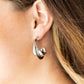 Modern Meltdown​ - Silver - Paparazzi Earring Image