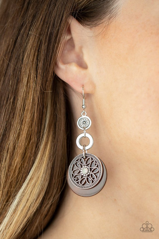 Royal Marina - Brown - Paparazzi Earring Image