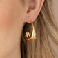 Modern Meltdown​ - Gold - Paparazzi Earring Image