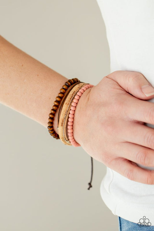 STACK To Basics - Pink - Paparazzi Bracelet Image