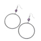 Work That Circuit - Purple - Paparazzi Earring Image