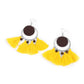 ​Yacht Bait - Yellow - Paparazzi Earring Image