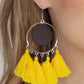 ​Yacht Bait - Yellow - Paparazzi Earring Image