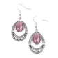 Serene Shimmer - Purple - Paparazzi Earring Image