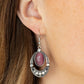Serene Shimmer - Purple - Paparazzi Earring Image