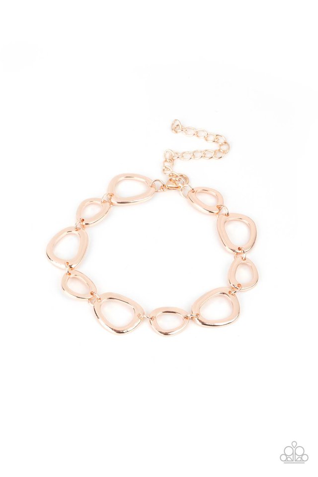 All That Mod - Rose Gold - Paparazzi Bracelet Image