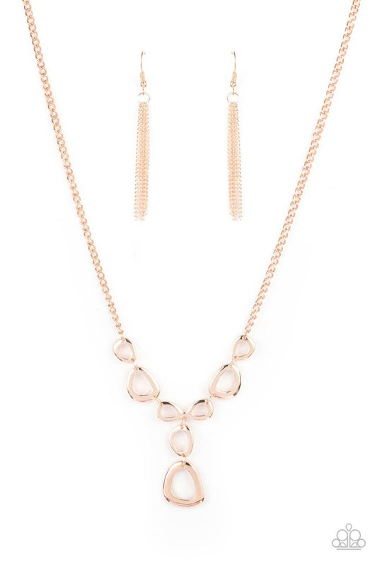 So Mod - Rose Gold - Paparazzi Necklace Image