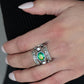 ​The GLEAMING Tower - Green - Paparazzi Ring Image