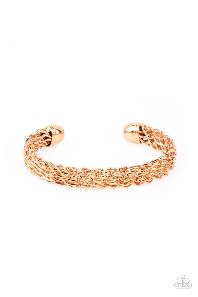 Metamorphosis - Gold - Paparazzi Bracelet Image