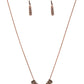 Monumental March - Copper - Paparazzi Necklace Image