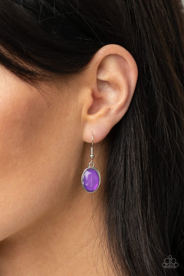 Serene Gleam - Purple - Paparazzi Necklace Image