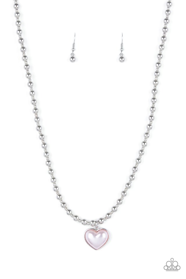 Heart Full of Fancy - Pink - Paparazzi Necklace Image