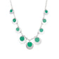​The Cosmos Are Calling - Green - Paparazzi Necklace Image