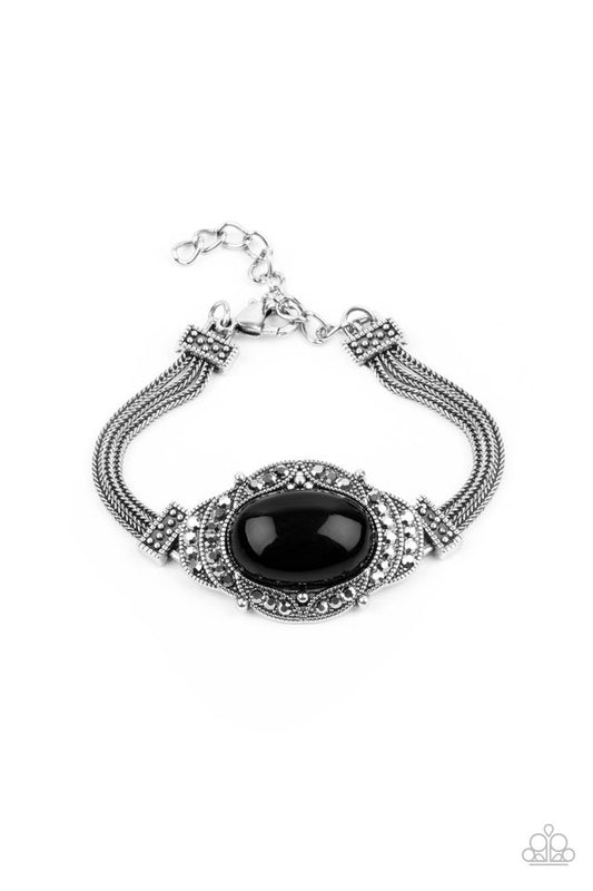 Top-Notch Drama - Black - Paparazzi Bracelet Image