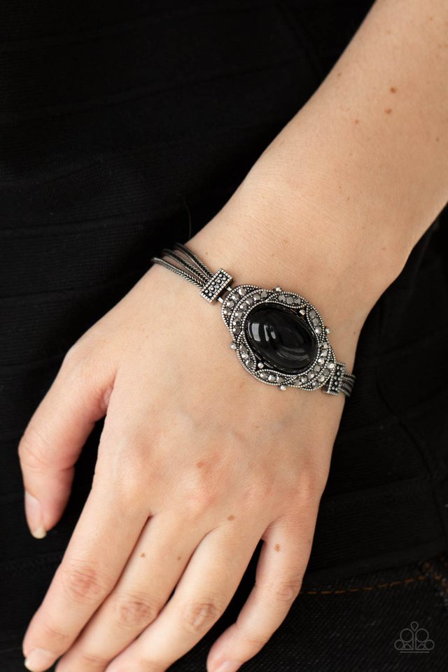 Top-Notch Drama - Black - Paparazzi Bracelet Image