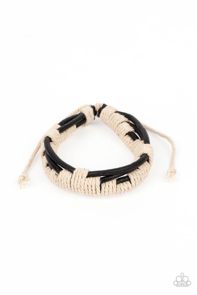 Nautical Distance - Black - Paparazzi Bracelet Image