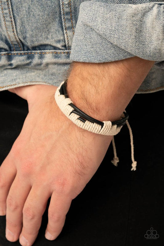 Nautical Distance - Black - Paparazzi Bracelet Image