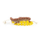 ​Down HOMESPUN - Yellow - Paparazzi Bracelet Image