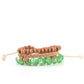 ​Down HOMESPUN - Green - Paparazzi Bracelet Image