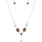 Ritzy Refinement - Brown - Paparazzi Necklace Image