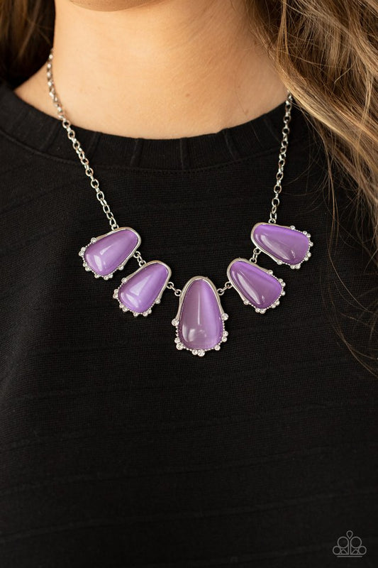 Newport Princess - Purple - Paparazzi Necklace Image
