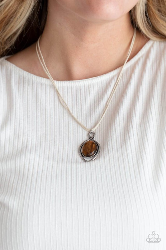 ​Desert Mystery - Brown - Paparazzi Necklace Image