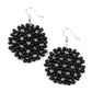 ​Summer Escapade - Black - Paparazzi Earring Image