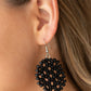 ​Summer Escapade - Black - Paparazzi Earring Image