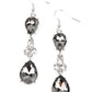 Once Upon a Twinkle - Silver - Paparazzi Earring Image