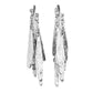 ​Pursuing The Plumes - Silver - Paparazzi Earring Image