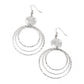 ​Universal Rehearsal - Silver - Paparazzi Earring Image