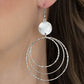 ​Universal Rehearsal - Silver - Paparazzi Earring Image