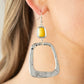 Material Girl Mod - Yellow - Paparazzi Earring Image