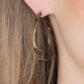 ​​Coveted Curves - Brass - Paparazzi Earring Image