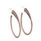 ​Fully Loaded - Copper - Paparazzi Earring Image