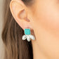 ​Hill Country Blossoms - Blue - Paparazzi Earring Image