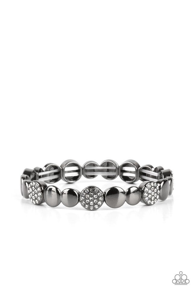 Dimensional Dazzle - Black - Paparazzi Bracelet Image