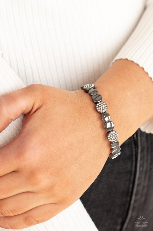 Dimensional Dazzle - Black - Paparazzi Bracelet Image