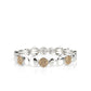 Dimensional Dazzle - Brown - Paparazzi Bracelet Image