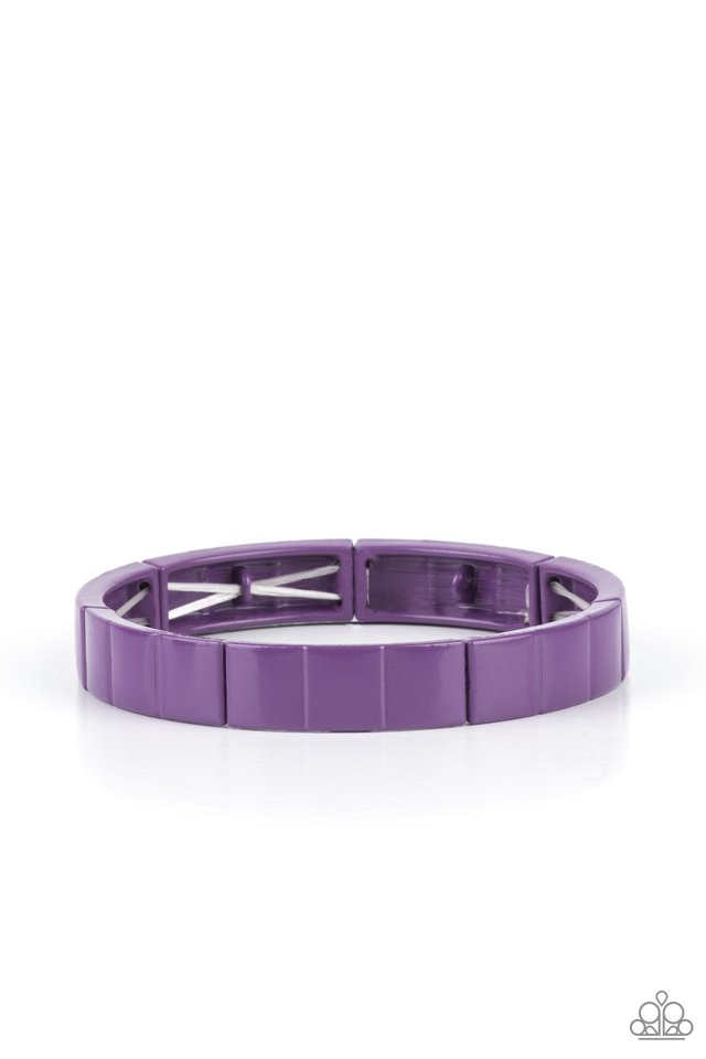 ​Material Movement - Purple - Paparazzi Bracelet Image