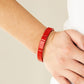 Material Movement - Red - Paparazzi Bracelet Image