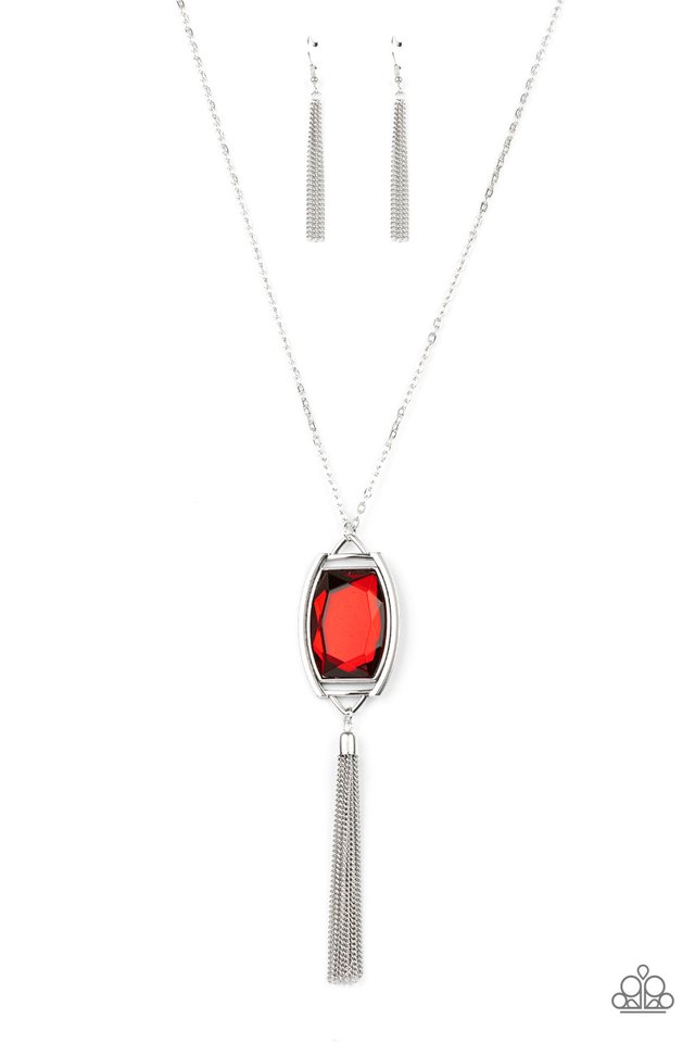 ​​Timeless Talisman - Red - Paparazzi Necklace Image