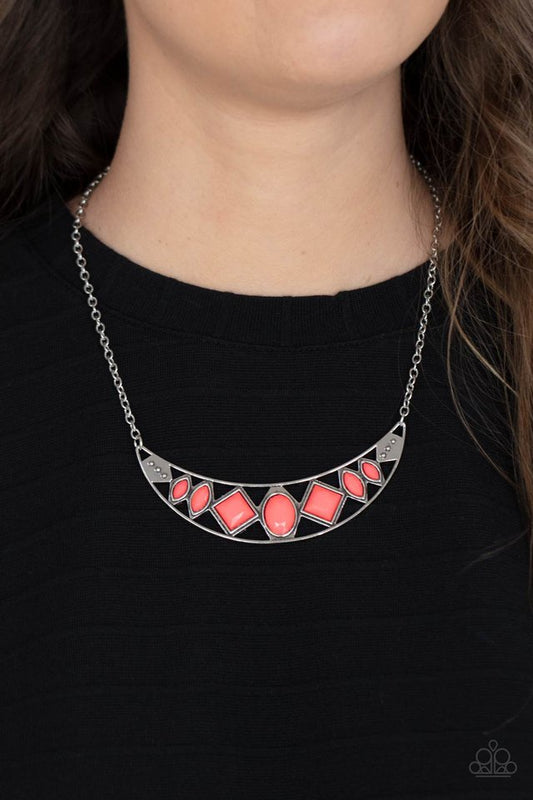 ​Emblazoned Era - Pink - Paparazzi Necklace Image